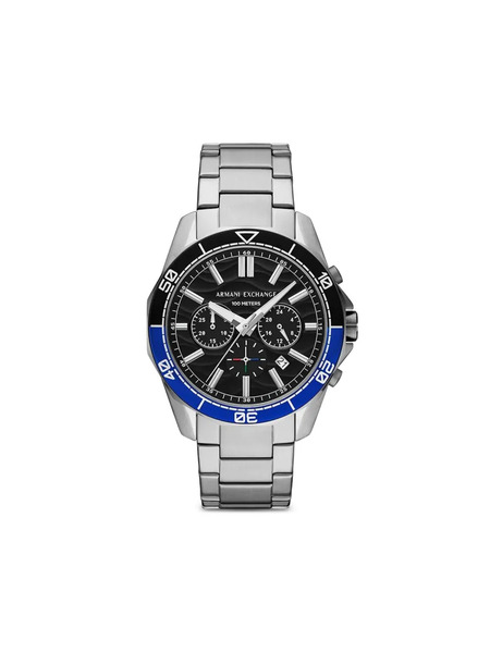  Armani Exchange Round-face Set 44mm - Black 
