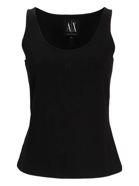 Armani Exchange Scoop-neck Top - Black 