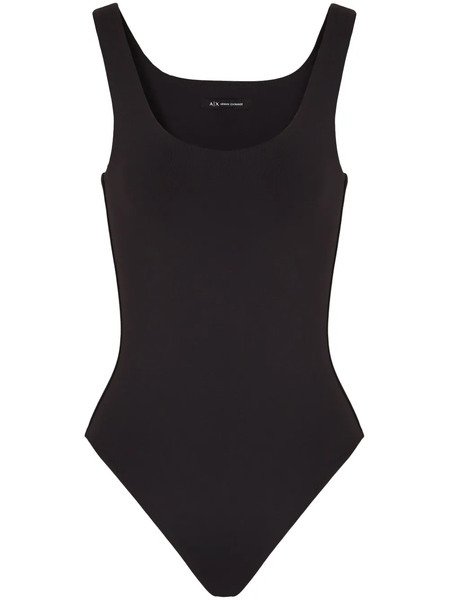  Armani Exchange Sleeveless Bodysuit - Black 