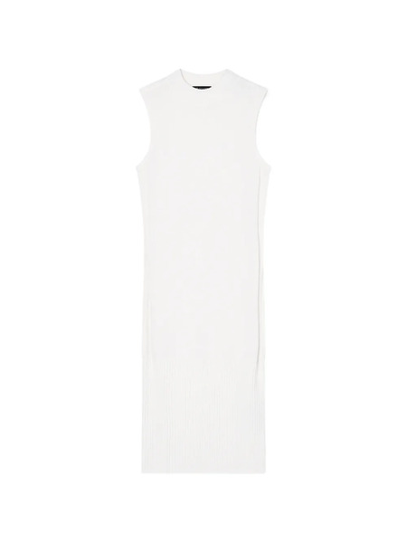  Armani Exchange Sleeveless Midi Dress - White 