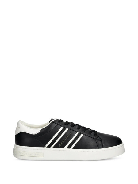  Armani Exchange Striped Sneakers - Black 