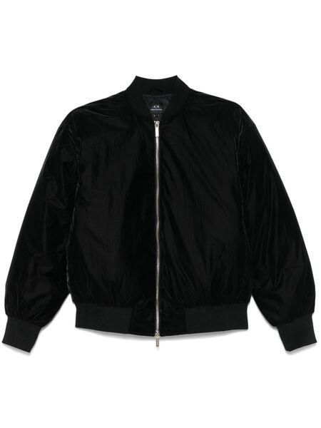  Armani Exchange Velvet-effect Jacket - Black 