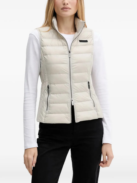  Armani Exchange Zip-fastening Logo-patch Gilet - Neutrals 