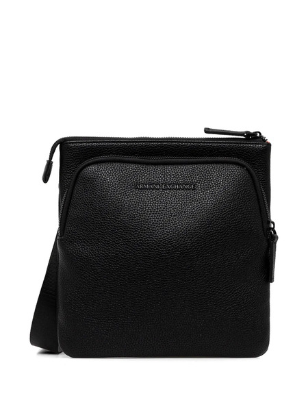  Armani Exchange Zip Textured Belt Bag - Black 