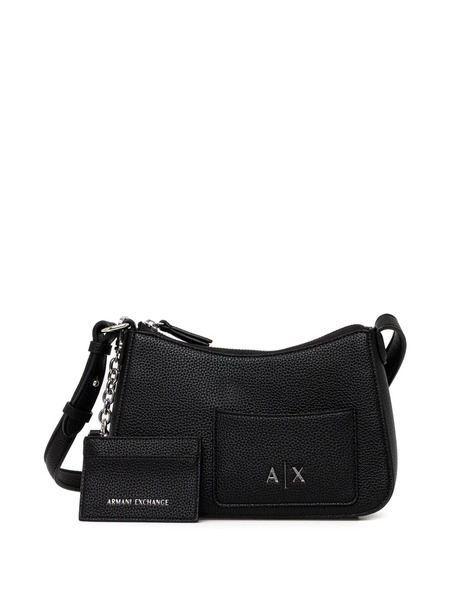  Armani Exchange Zip-up Cross Body Bag - Black 