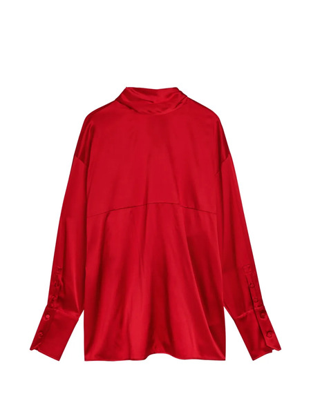 Armarium Elide Buttoned-cuffs Blouse - Red 