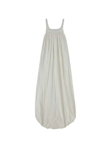 Armarium Gathered Balloon-hem Dress - White 