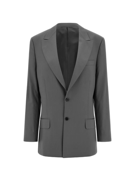  Armarium Peak Lapels Single-breasted Blazer - Grey 
