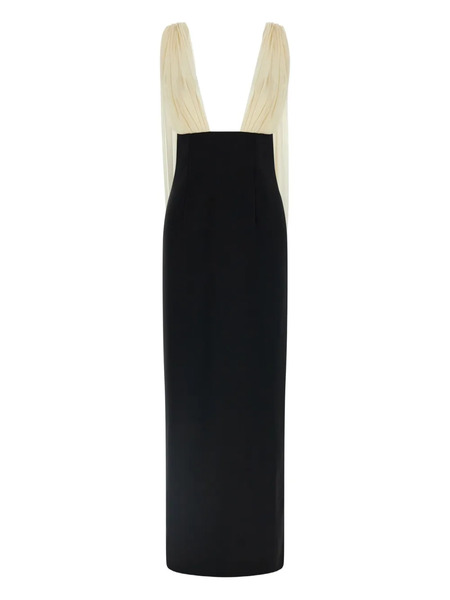  Armarium V-neck Maxi Dress - Black 