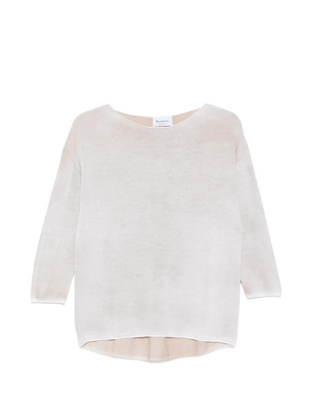  Arovescio Boat-neck T-shirt - Neutrals 
