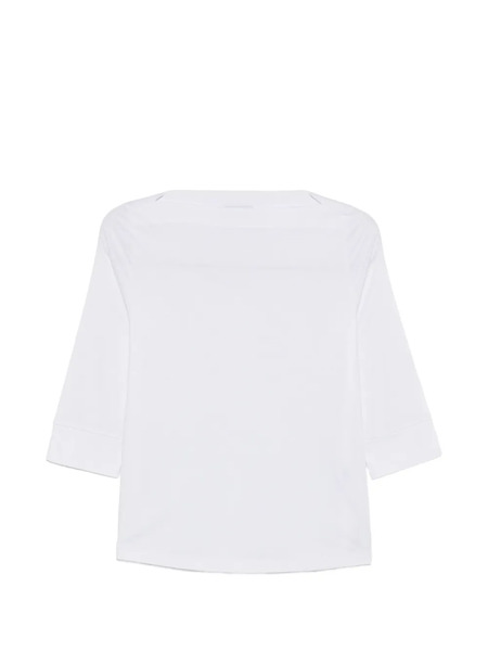  Arovescio Boat-neck T-shirt - White 