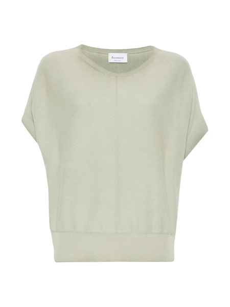  Arovescio Cotton T-shirt - Green 