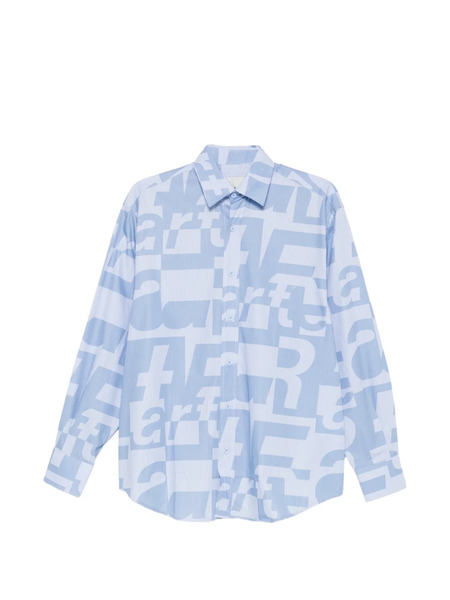  Arte Antwerp Allover Shirt - Blue 