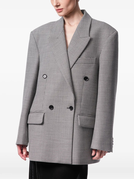  Article Ten Houndstooth Blazer - Grey 