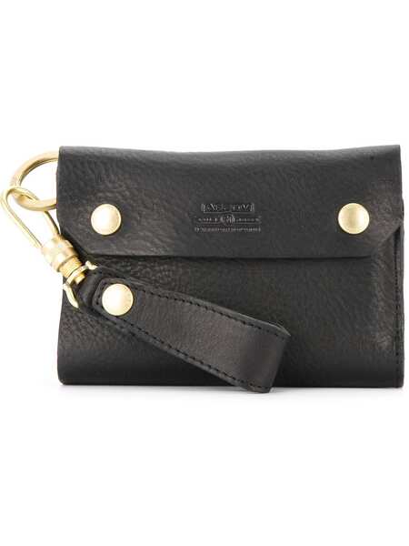  As2ov Oiled Shrink Short Wallet - Black 