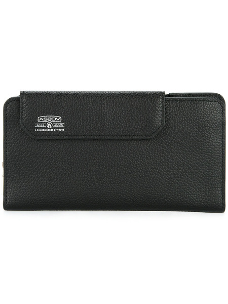  As2ov Shrink Long Wallet - Black 