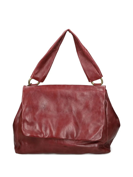  A.s.98 Flap Leather Shoulder Bag - Red 