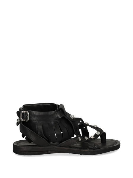  A.s.98 Fringed Sandals - Black 