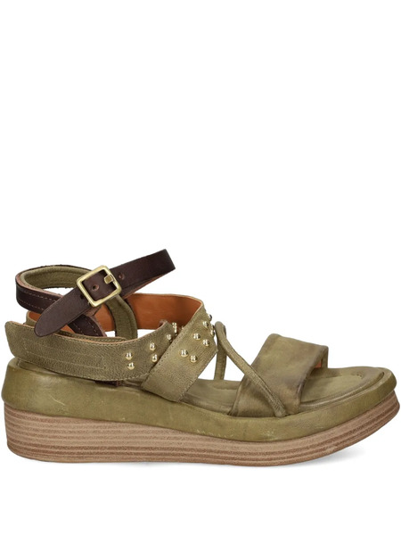  A.s.98 Shiloh Studded-strap Sandals - Grey 