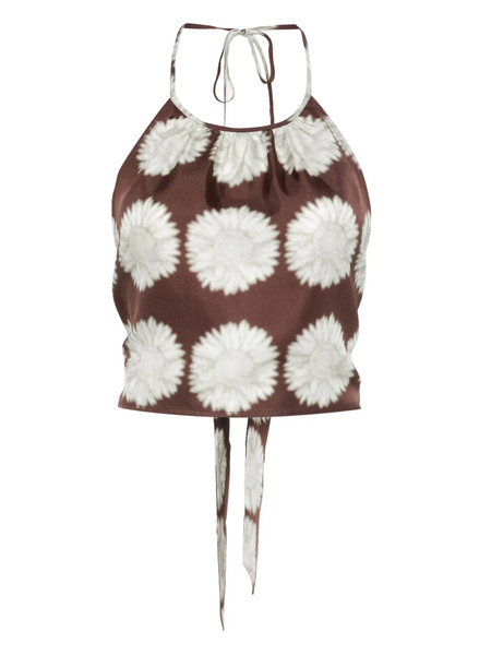  Asceno Bello Crop Top - Brown 