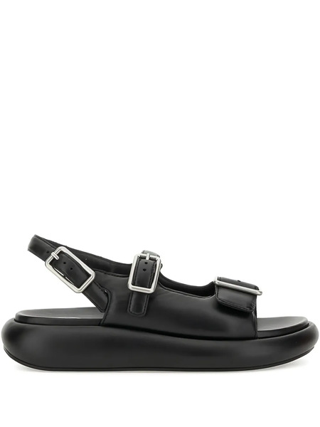  Ash Buckle-detail Platform Sandals - Black 
