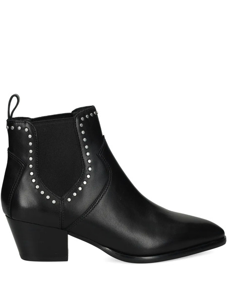  Ash Funk Studded Leather Boots - Black 