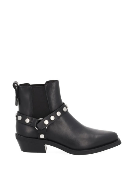  Ash Logan Studded Boots - Black 