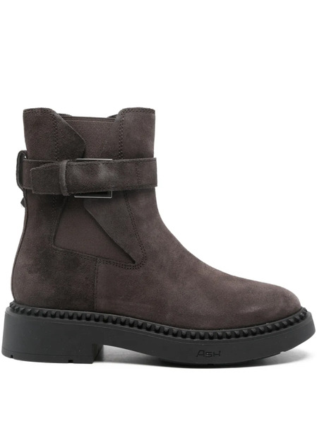  Ash 35mm Buckle Strap Boots - Brown 