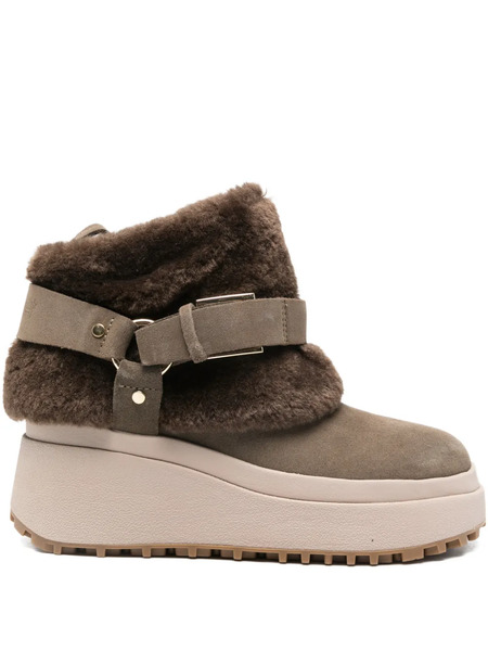  Ash 70mm Oxana 02 Buckle Ankle Boots - Green 