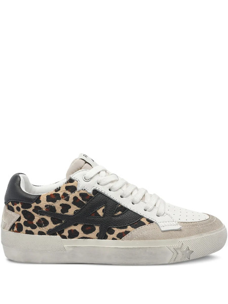  Ash Moonlight Retro Leopard-print Sneakers - Brown 