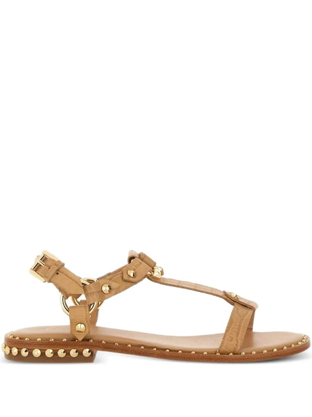  Ash Patsy Bis Studded Leather Sandals - Brown 