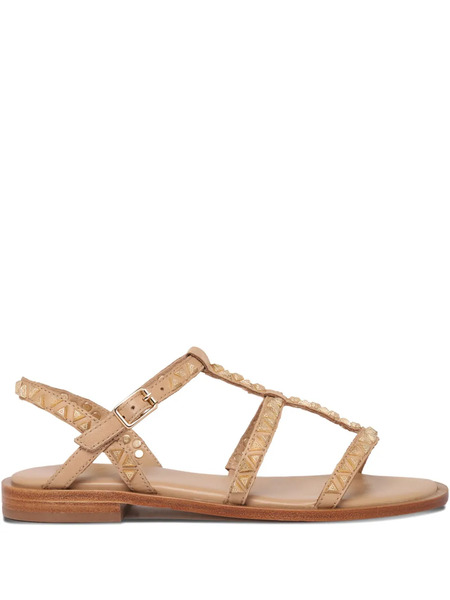  Ash Studded Leather Sandals - Neutrals 