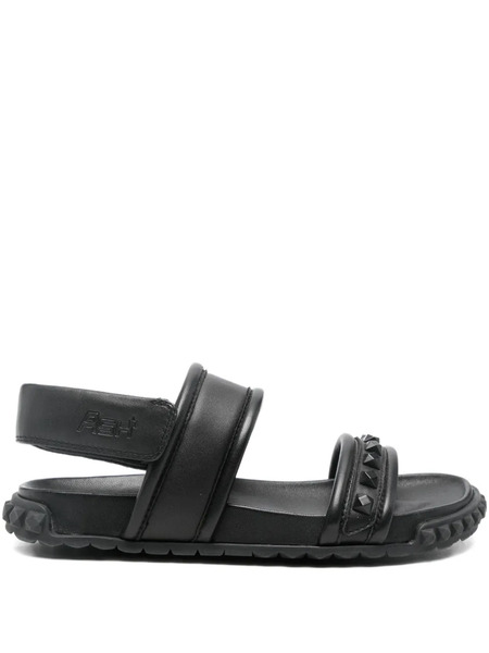  Ash Studded Strap Sandals - Black 