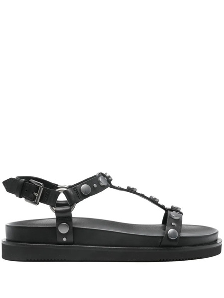  Ash Ugo Flat Sandals - Black 