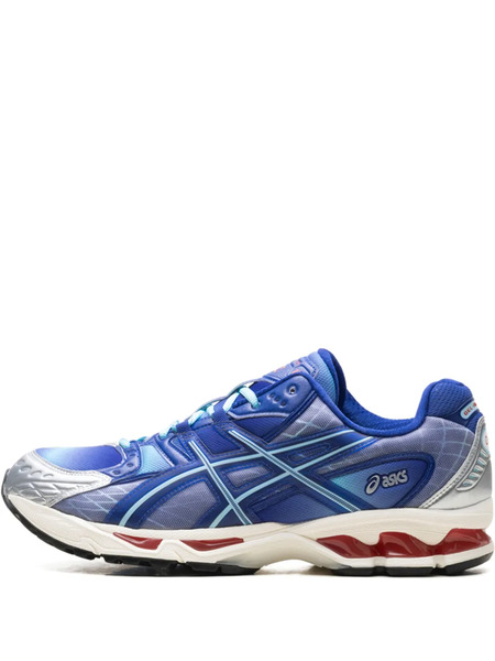  Asics X Kith Gel-nimbus 10.1 Iron Man Vs. Mega Man Double Box Sneakers - Blue 