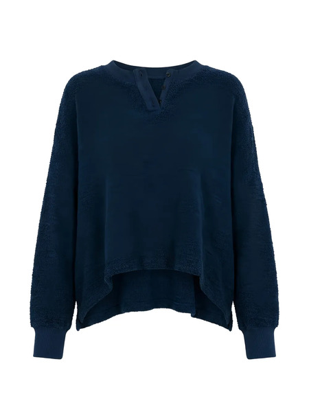  Askk Ny Great Jones V-neck Sweatshirt - Blue 
