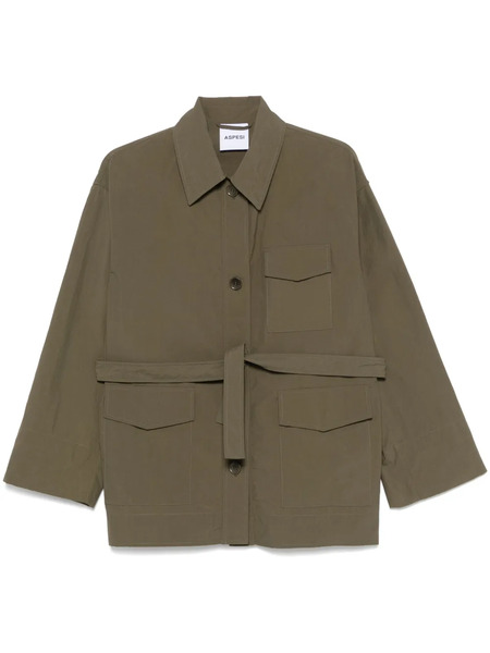  Aspesi Belted Jacket - Green 