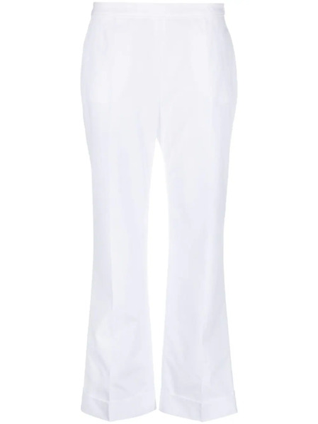  Aspesi Bootcut Cropped Trousers - White 