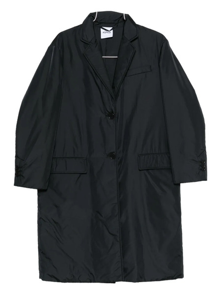  Aspesi Button-fastening Coat - Black 
