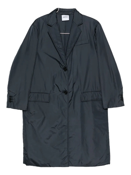  Aspesi Button-fastening Coat - Blue 