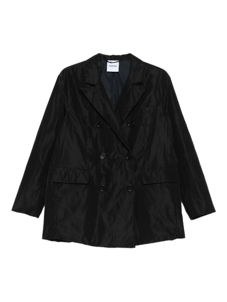  Aspesi Button-fastening Raincoat - Black 