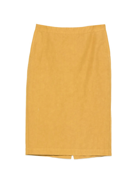  Aspesi Buttoned Slit Skirt - Yellow 