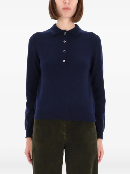  Aspesi Buttoned Sweater - Blue 