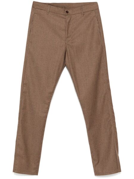  Aspesi Checked Chinos - Brown 