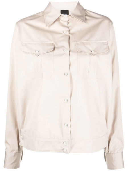  Aspesi Chest Flap Pocket Shirt - Neutrals 