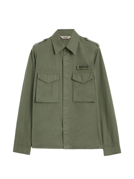  Aspesi Chest-pocket Shirt - Green 