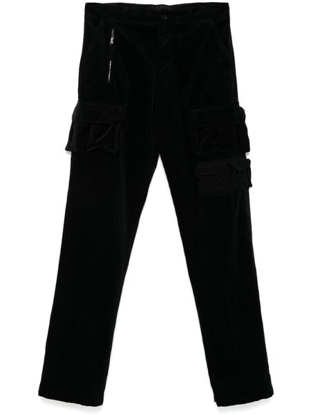  Aspesi Corduroy Cargo Trousers - Black 