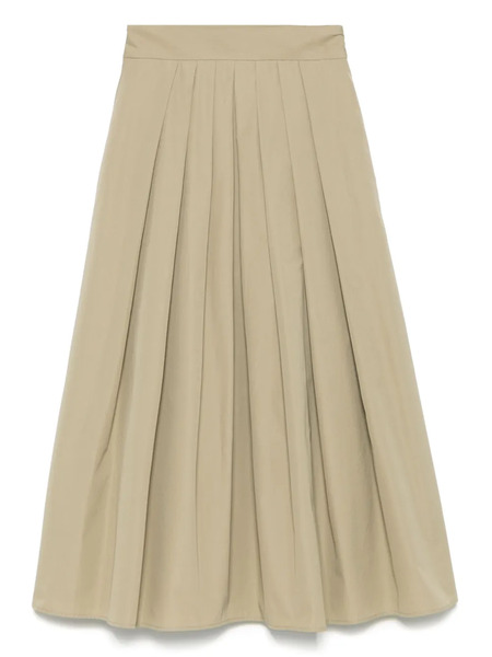  Aspesi Cotton Midi Skirt - Green 