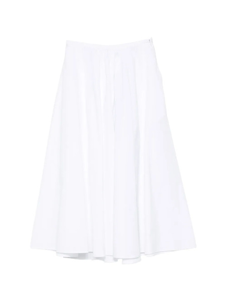  Aspesi Cotton Midi Skirt - White 