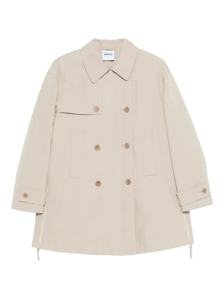  Aspesi Double-breasted Coat - Neutrals 
